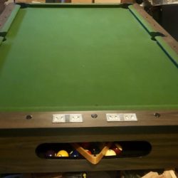 Pool table with accessories